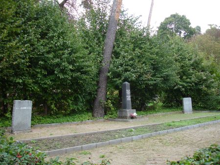 Общий вид воинской братской могилы (Дурбе, улица Айзпутес)