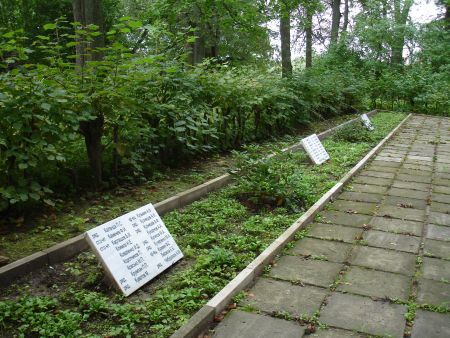 Братские могилы на воинском братском кладбище (Лиепкалны, волость Валлес)