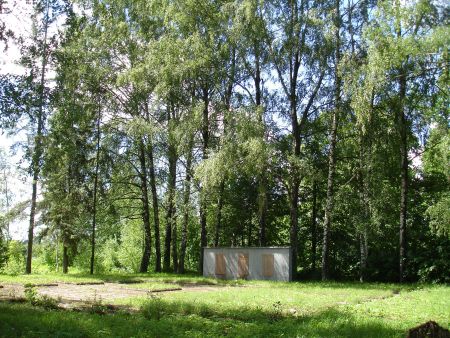 Общий вид воинского братского кладбища (Меланши, волость Виестуру)