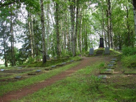 Воинские отдельные могилы (Пурвакрогс, волость Блиденес)