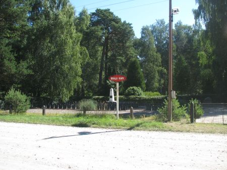Общий вид воинских братских могил (Руцава, волость Руцавас)