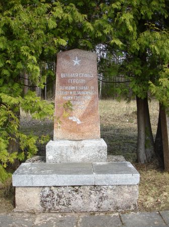 Первый памятник (Шалгунова, волость Жигуру)